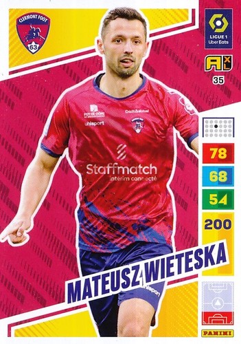 # CLERMONT FOOT # CHOISIR CHOOSE YOURS CARDS PANINI ADRENALYN LIGUE 1 2024 - Imagen 7 de 19
