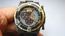 Stuhrling Midnight Falcon Ltd Edition Chronograph Watch
