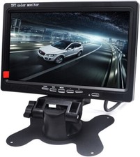7" Backup Monitor for Car Rear View Camera Reverse Parking LCD Display Screen