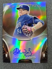 🌟 2013 Bowman Sterling Devin Williams 1st RC SILVER Refractor #/75 AUTO YANKEES