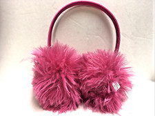 Girls Unbranded Fuzzy Hot Pink Earmuffs Winter Outdoor New without tag