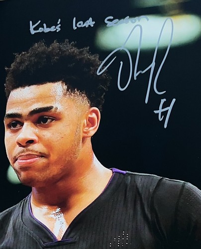 D'Angelo Russell "Kobe Bryant's Last Season" Signed 16x20 NBA Photo File JSA COA - Picture 2 of 3