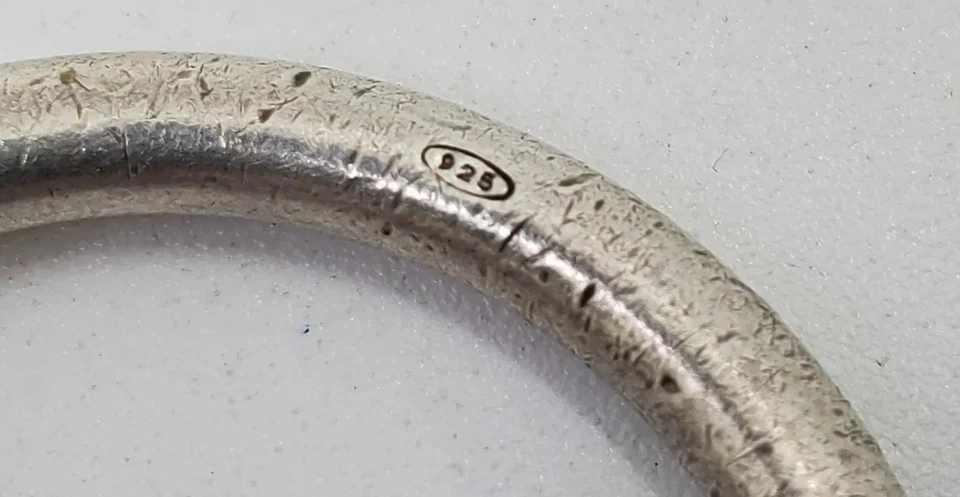 Antique British English Made  Equestrian Sterling Silver Horse's Head Keyring - image 4 of 4