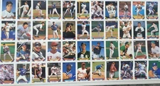 1993 Topps Baseball Cards Uncut, 132 Cards, Board 9, Excellent Condition