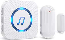 Door Chime,Wireless Door Open Alarm- Door Entry Chime with 26 Chimes 5 Adjustabl