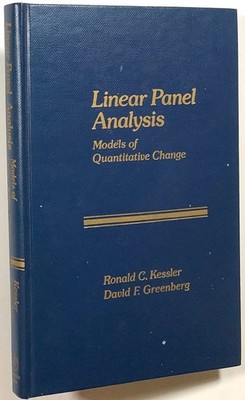 Ronald C Kessler / Linear Panel Analysis Models of Quantitative Change 1st