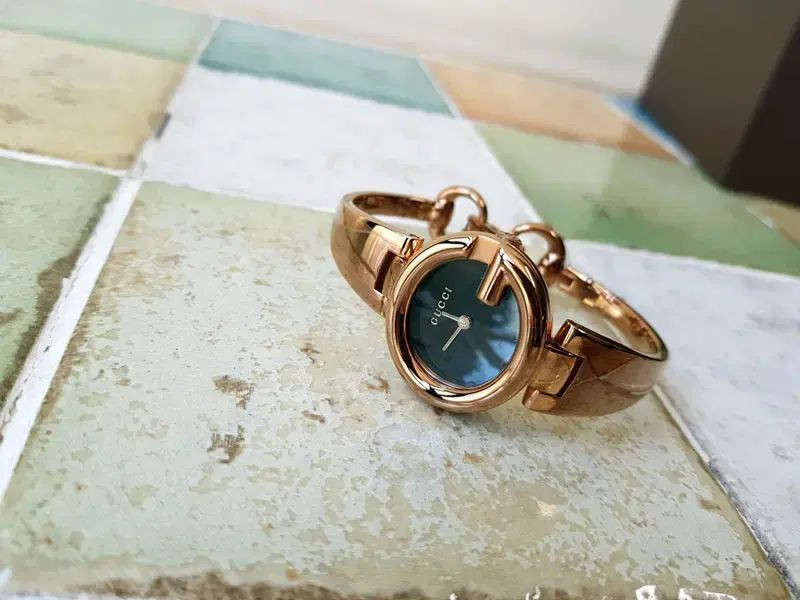 GUCCI 134 5 Bangle Type Women Watch From Japan | eBay