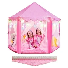 DallyMate Tent Toddler Kids Star Light 2-4 Year Old Indoor Outdoor Game 55''x53"
