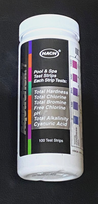 AquaChek Silver 7 in 1 Chlorine Test Strips 551236 7-Way Pool Water Testing