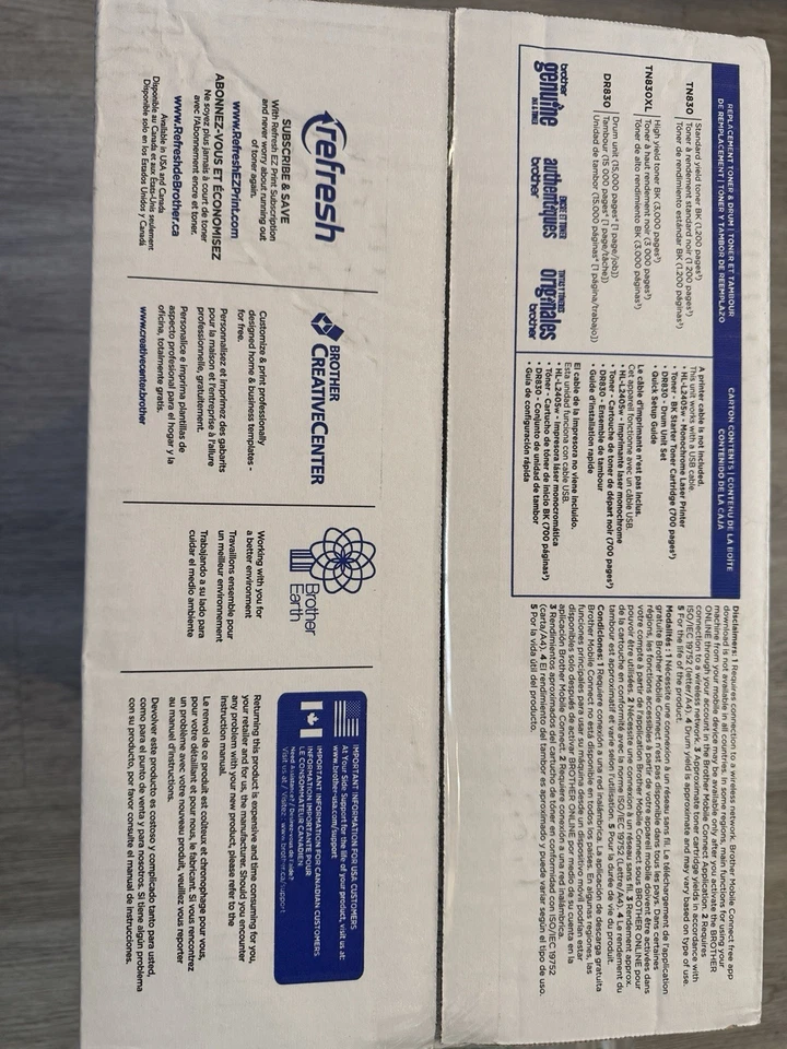 Brother HL-L2405W Wireless Compact Monochrome Laser Printer with Mobile Printing - Image 2 of 3