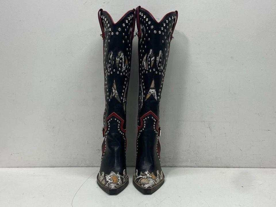 Botas Pull-On de Cuero Azalea Wang Hyperion para Mujer Talla 8 Foto 2 de 4