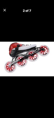 Size 11 1/2 Inline Speed Skates Adult for Mens Womens, Professional  Racing