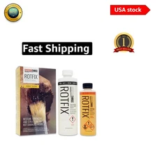 Deep Penetrating Rotfix Epoxy for Wood Repair - 24 Oz, Ideal for Restoration