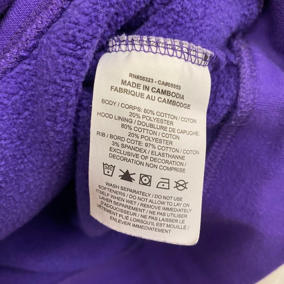 Sudadera con Capucha Jordan Para Hombre Talla L Púrpura Negra Bloque de Color Pullover Sudadera Foto 4 de 4