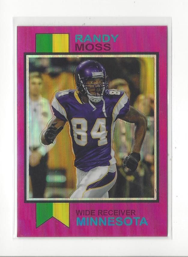 2023 Topps Composite '73 Topps Pink Refractor #197317 Randy Moss Vikings