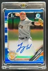 2019 Bowman Logan Webb Chrome Auto 1st Prospect Blue Refractor #104/150