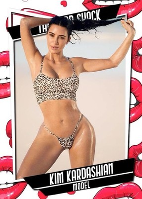 Kim Kardashian #001 Hot Custom Singer Actress Model ACEO Trading Card