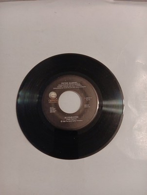 45 RPM ''IN YOUR EYES/IN YOUR EYES (SPECIAL MIX)'' PETER GABRIEL - WITH PICTURE