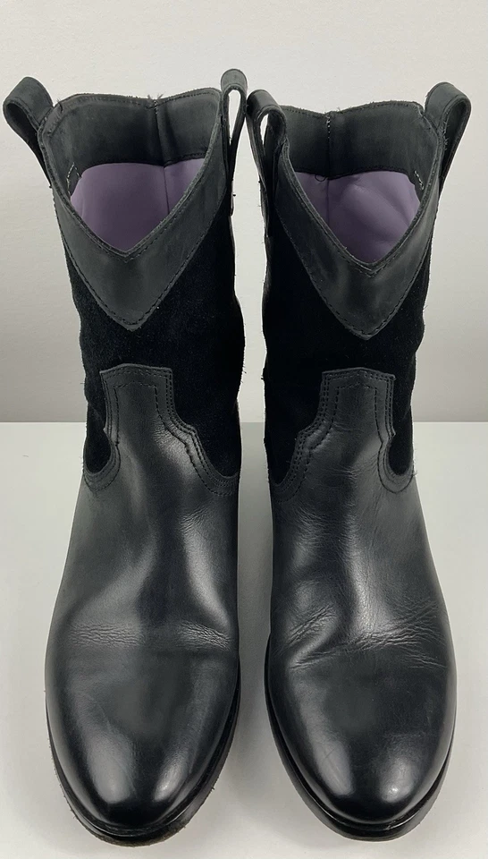 Botines Johnston & Murphy de cuero gamuza negro talla 8M Foto 2 de 4