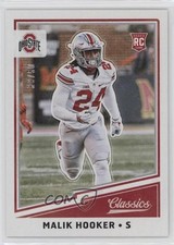 2017 Panini Classics Rookies Blank Back 39/50 Malik Hooker #262 0c6