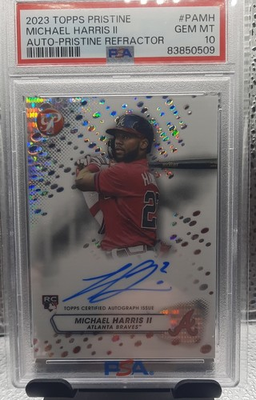 #ad 2023 Topps Pristine Pristine Autographs Michael Harris II #PA MH Pulsar 99 $59.99