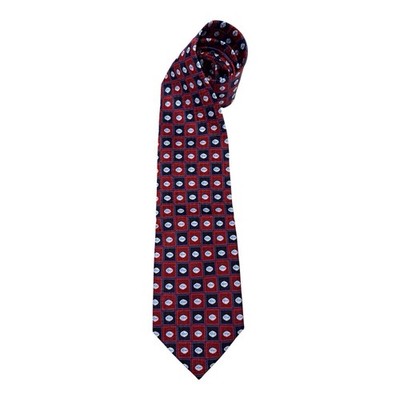 Pfizer little blue pill red and blue necktie 100% silk new without tag