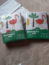 Bloomsbury Mill Safari Adventure Jungle Animals Kids Lined Curtain Pair