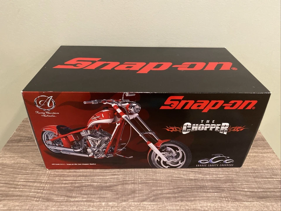 Vintage 2004 Snap-on OCC The Chopper 1/10 Scale Die Cast Orange County Chopper - Image 2 of 4