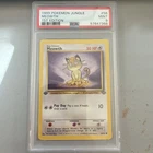 1999 Pokemon Jungle 1st Edition Meowth #56 PSA 9