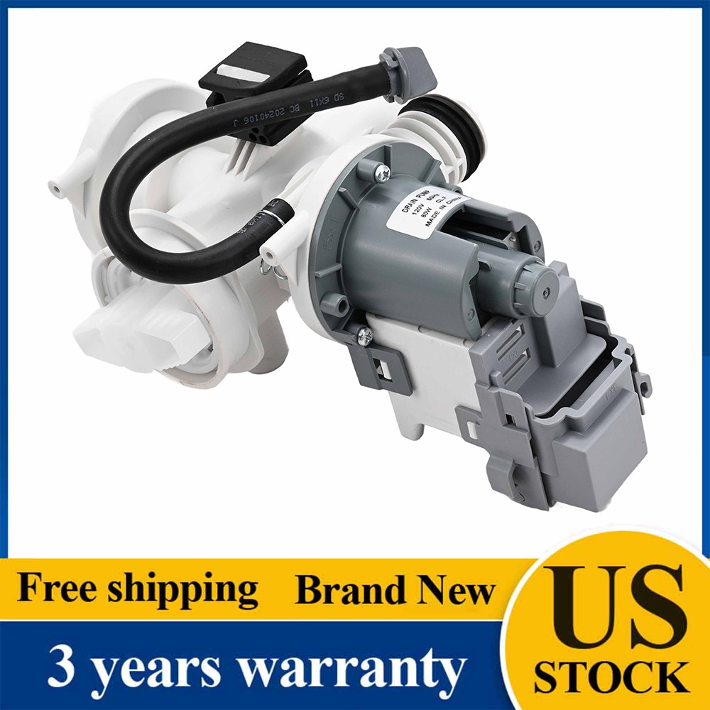 New Washer Drain Pump Replacement For Samsung Washer Machine DC97-20621A