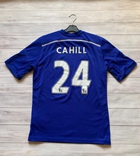 Chelsea London 2014 - 2015 Home football shirt jersey Adidas size M #24 Cahill