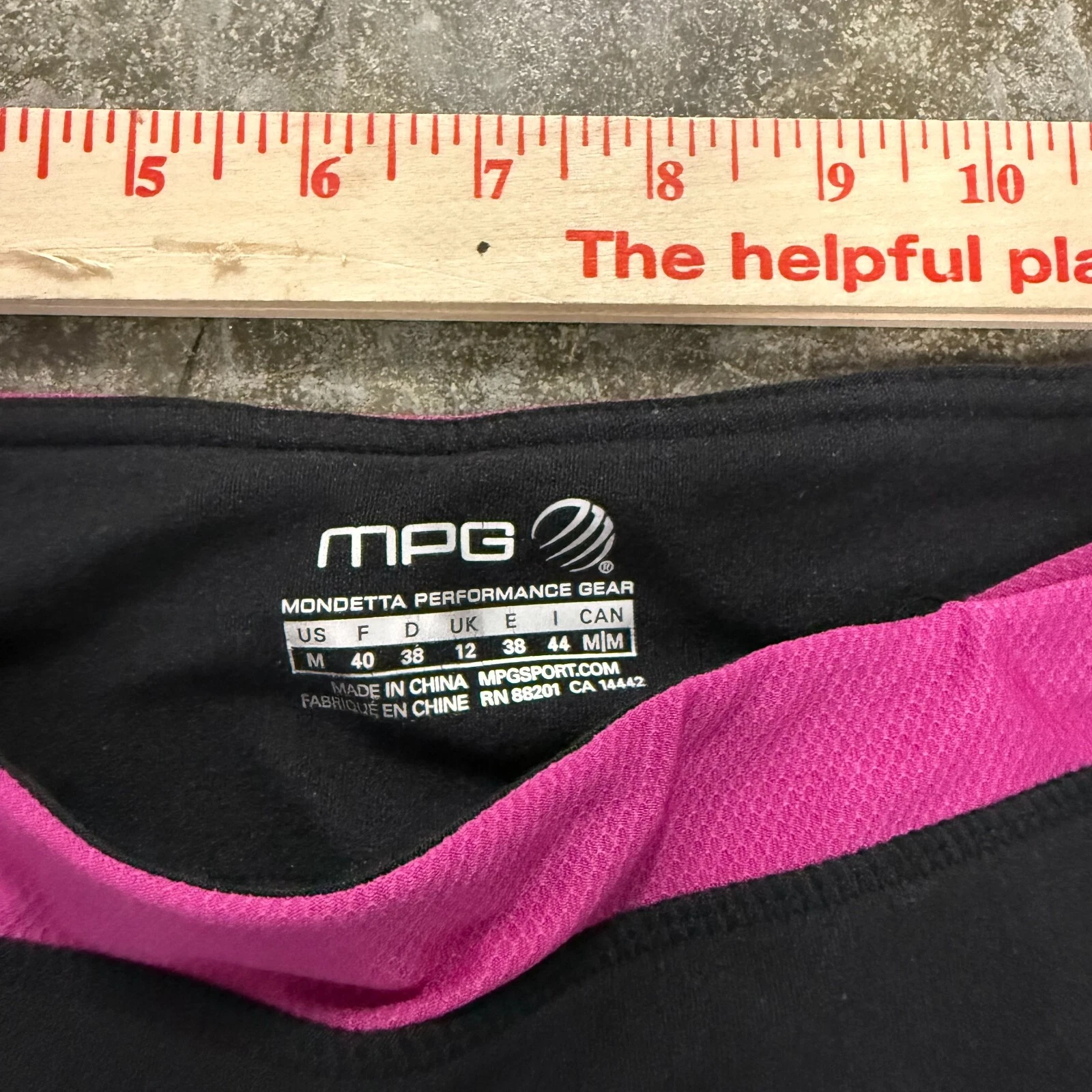 mpg performance gear high waist activewear leggings