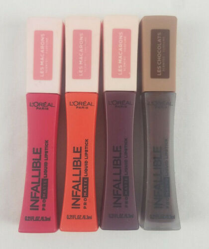 Loreal Paris Infallible Pro Matte Les Macarons Liquid Lipstick Pick Your Color - Picture 1 of 16