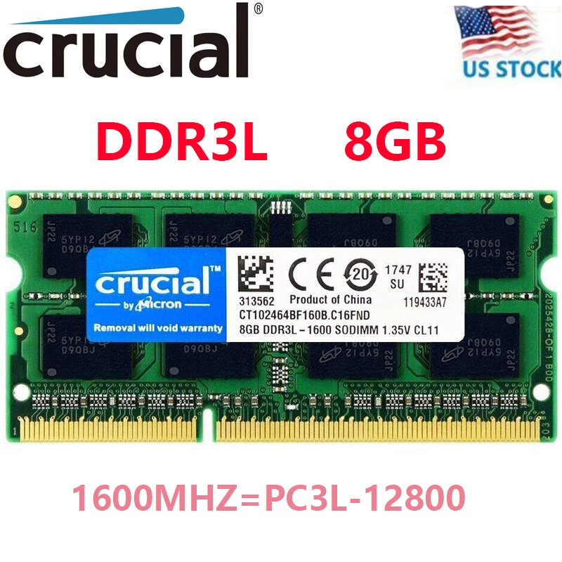 8Go RAM Mémoire Asus VivoPC M32CD (DDR3) (DDR3-12800 - Non-ECC