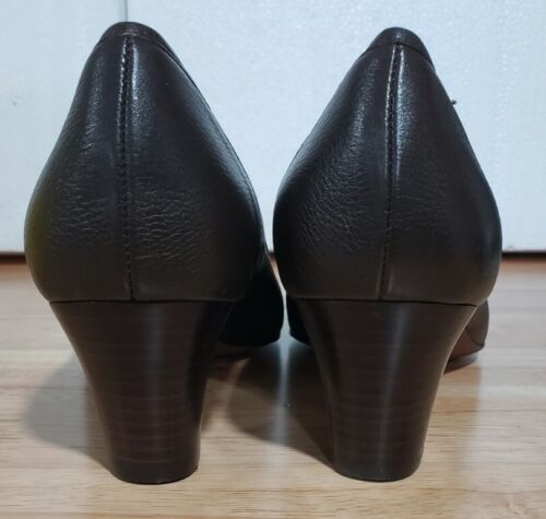 💥💥💥CIRCA JOAN & DAVID Comfort Women Brown Leather Loafer Pump Shoe 10M NIB - Picture 3 of 13
