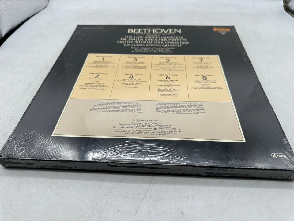 Beethoven Juilliard String Quartet The Complete String Quartets Volume 3 - Image 4 of 4