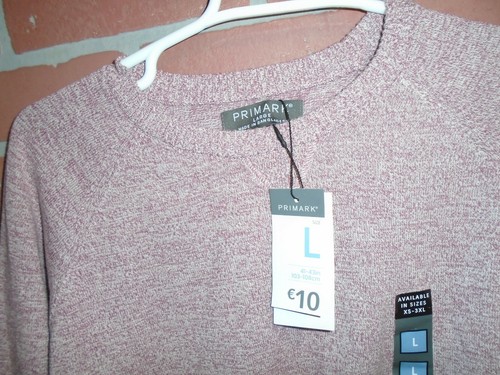 PRIMARK SUÉTER HOMBRE ADULTO GRANDE NUEVO CON ETIQUETAS DE EUROPA - Imagen 2 de 2