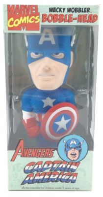 Funko Marvel Wacky Wobbler Bobble-Head Marvel - CAPTAIN AMERICA