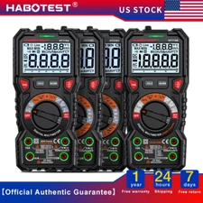 HABOTEST HT118 Digital Multimeter Ammeter Ohmmeter Volt Tester Lead Meter AC/DC