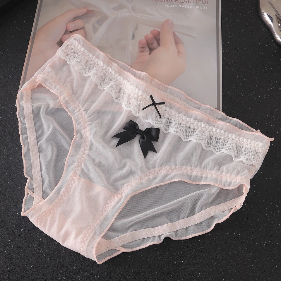 3pcs Teen Girls Thin Underwear Elastic Smooth Sheer Panties for Maidens Knickers - Image 4 of 4