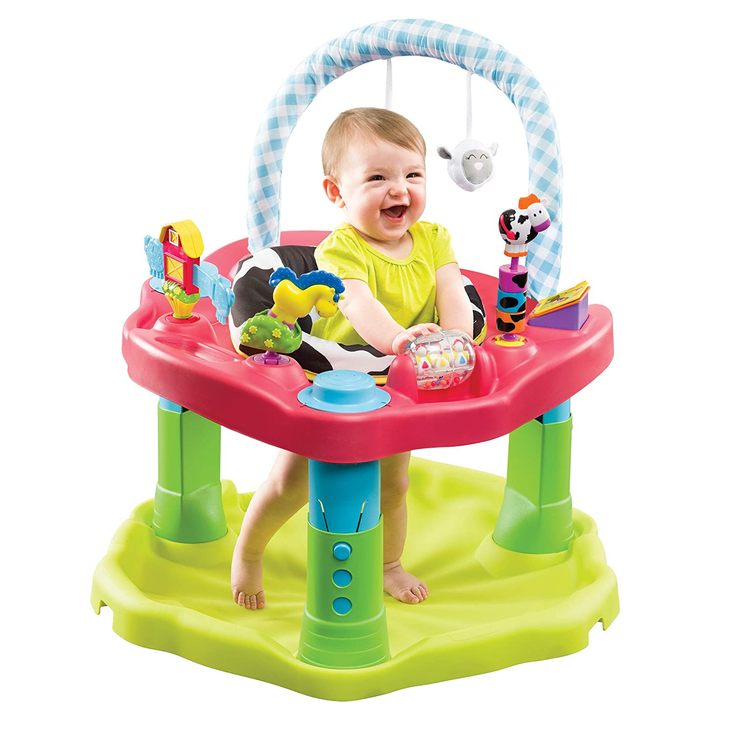 Exersaucer Moovin & Groovin アクティビティセンター 、25x30x30 インチ ( 1 パック ) La