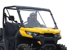 SuperATV Can-Am Defender HD Heavy Duty Scratch Resistant Full Windshield