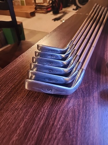 Powerglide Titanium Fusion Set 1,3,5 Woods 5,7,8,9 Iron Pitching and Sand Wedge - Picture 11 of 16