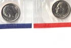 1990-P+D Brilliant Uncirculated Roosevelt Dimes in US Mint Cello!