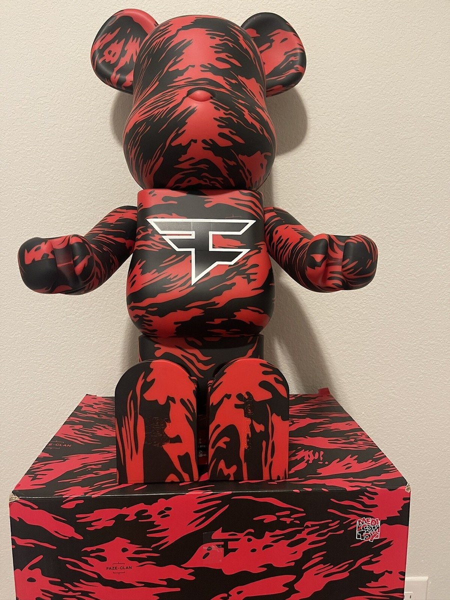 Bearbrick 1000% FAZE CLAN BEAR BRICK Designer Toys Gamer