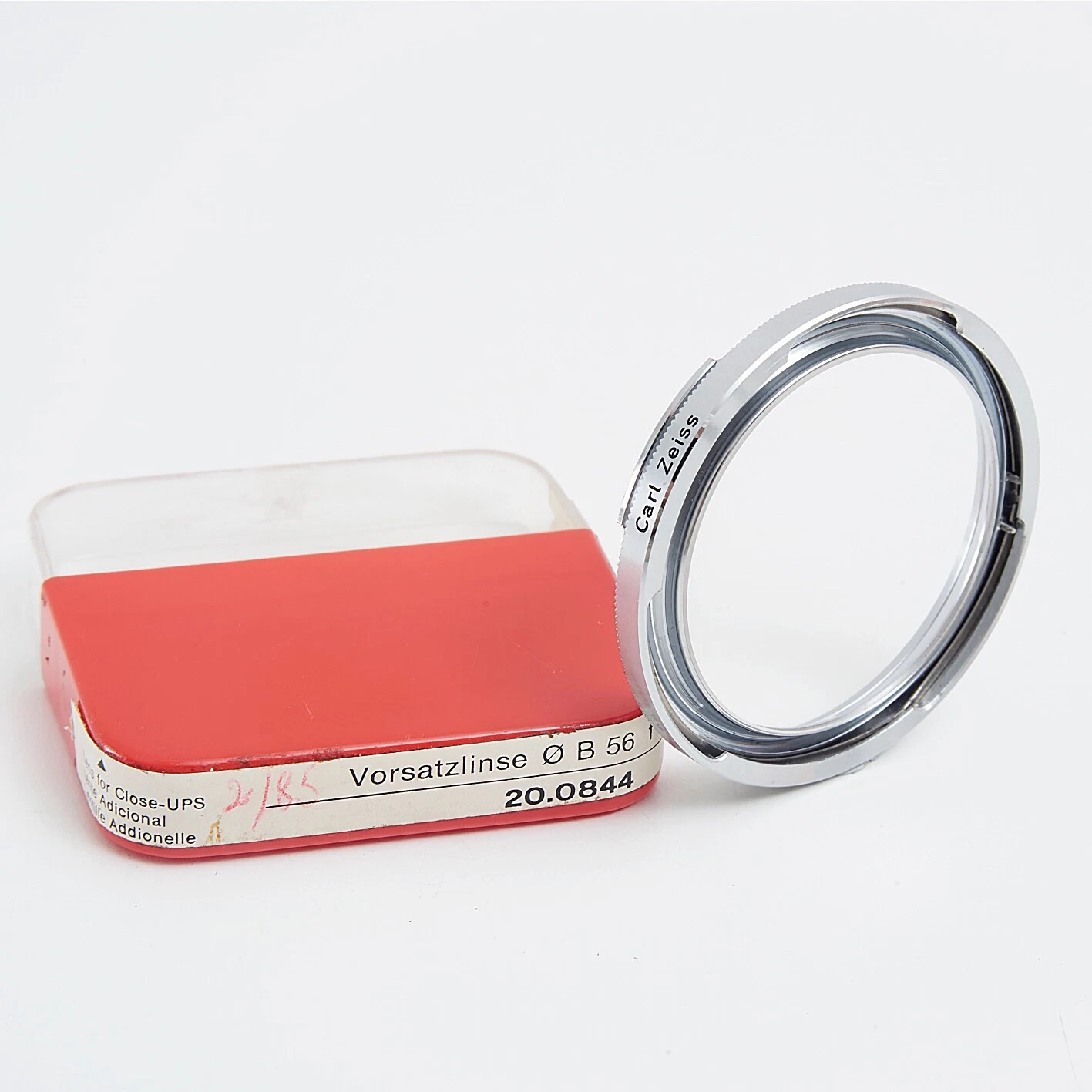 CARL ZEISS PROXAR (CLOSE-UP)) f=0,5m B56 BAYONET FIT GLASS FILTER + CASE #AD037