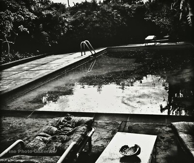 1989 Vintage HELMUT NEWTON Beverly Hills House Swimming Pool Photo Art 1989-vintage-helmut-newton-beverly-hills-house-swimming-pool-photo-art