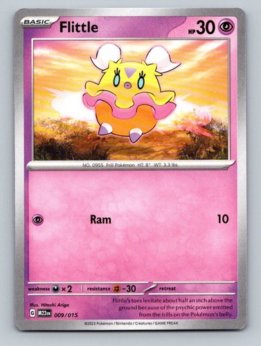 2023 McDonalds Pokemon Card Flittle 9/15 Happy Meal
