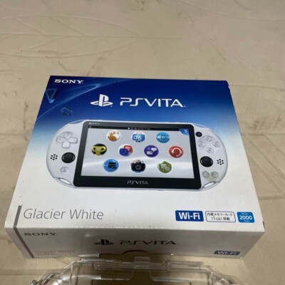 PS VITA PCH-2000 ZA22 Glacier White with 32GB memory card Wi