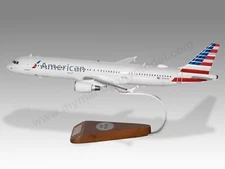Airbus A321 American Airlines Desk Wood Airplane New Model Small Scale 1/130
